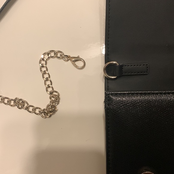 Guess Black Bag with Gold Hardware (clutch & crossbody) - Picture 9 of 11